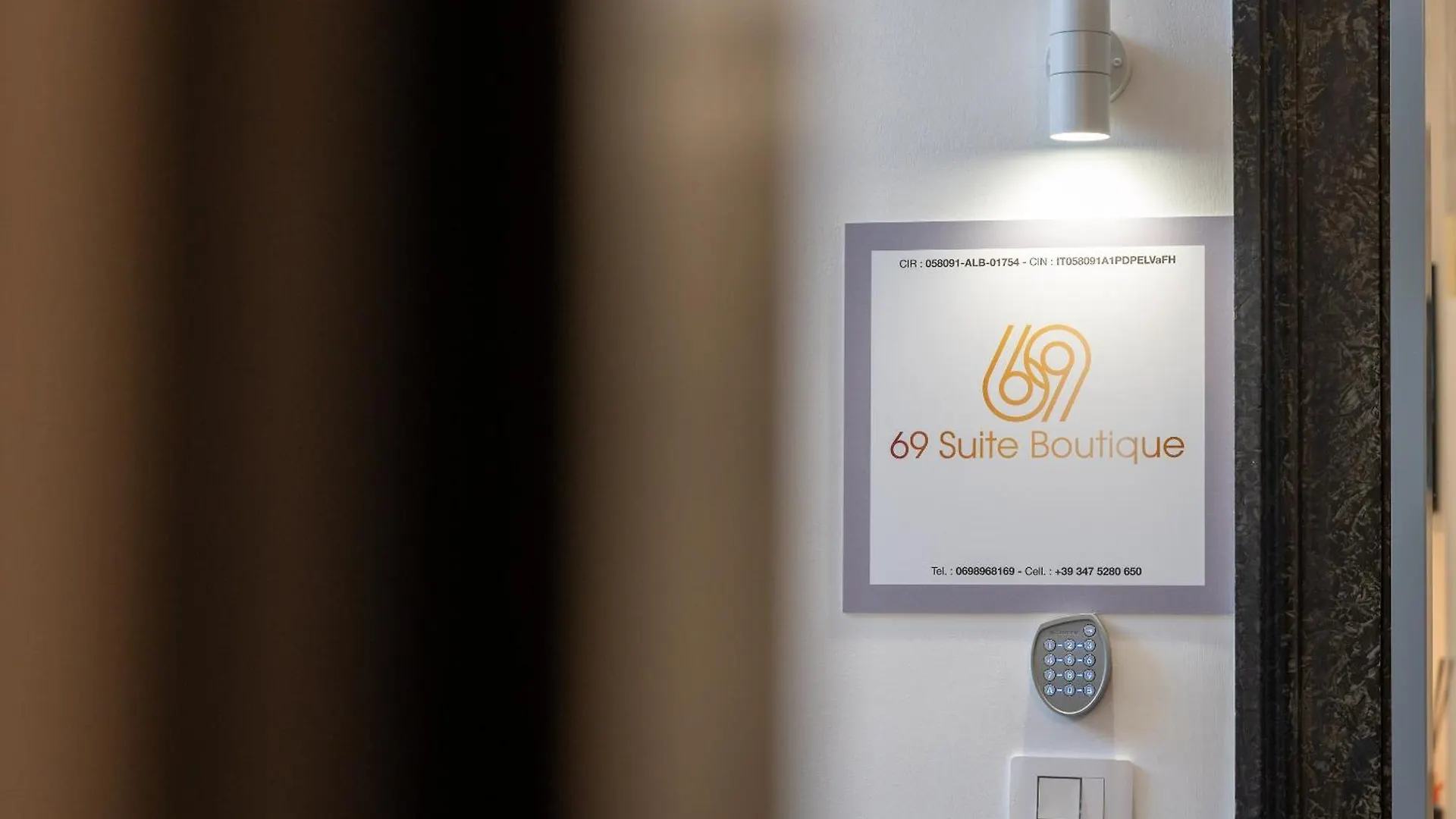 ** Otel 69 Suite Boutique Roma İtalya